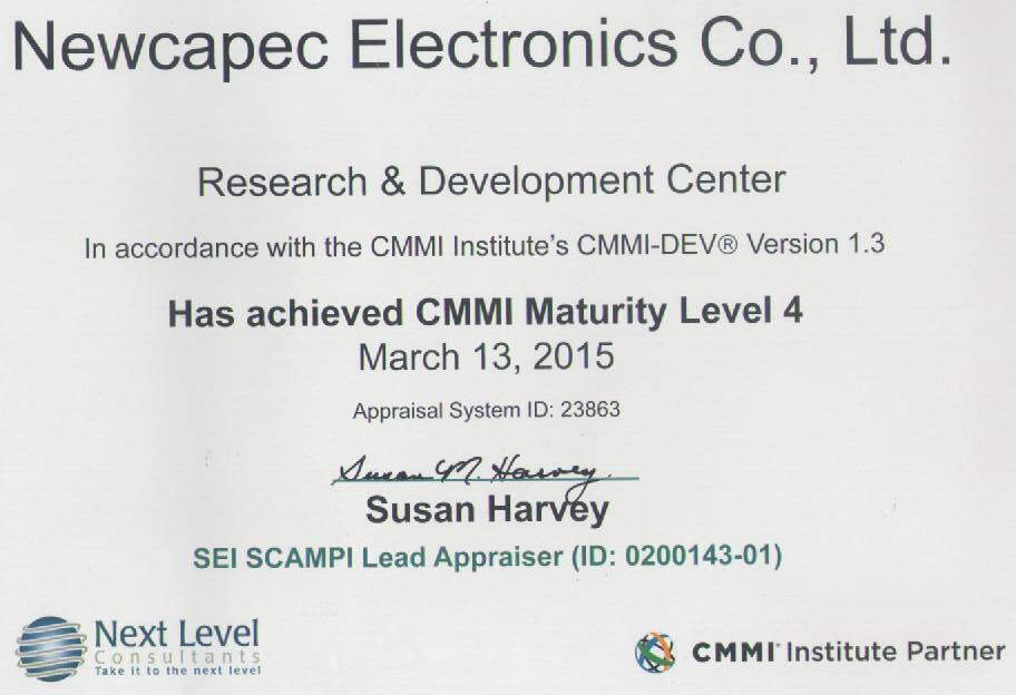 新开普荣获CMMI L4证书(图2)
