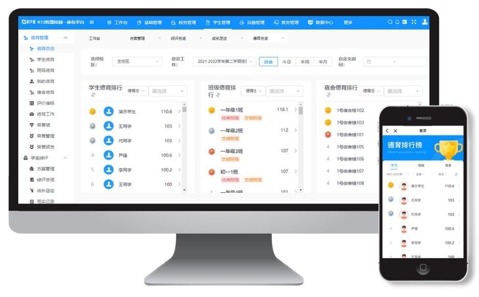 高效管理 精细考评 | 新开普重磅推出K12智慧德育管理系统(图2)